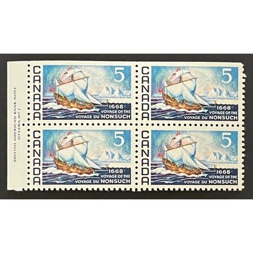Canada 482 Plate Block UL No. 1 VF MNH