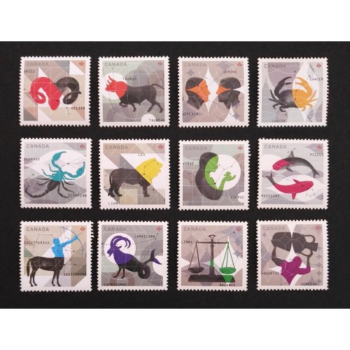 Canada 2448a-i Singles from Pane VF MNH