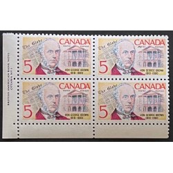 Canada 484 Plate Block LL No. 1 VF MNH