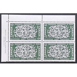 Canada 493 Plate Block LL No. 1 VF MNH
