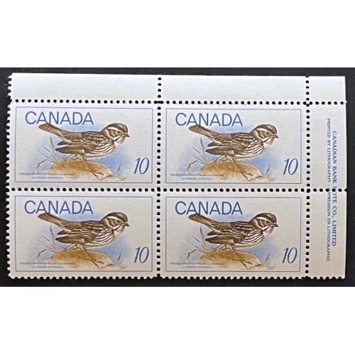 Canada 497 Plate Block UR VF MNH