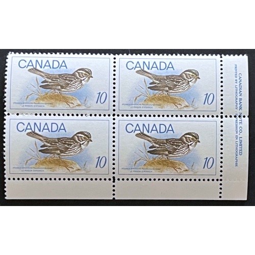 Canada 497 Plate Block LR VF MNH