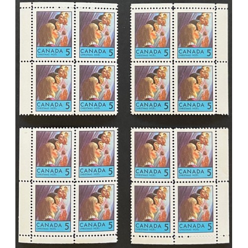Canada 502 Corner Blocks Matched Set VF MNH