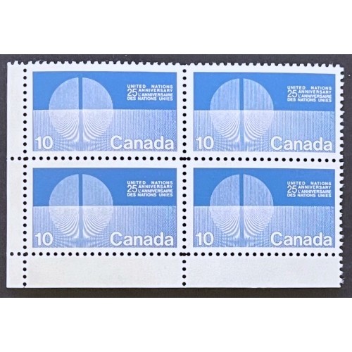 Canada 513 Corner Block LL VF MNH