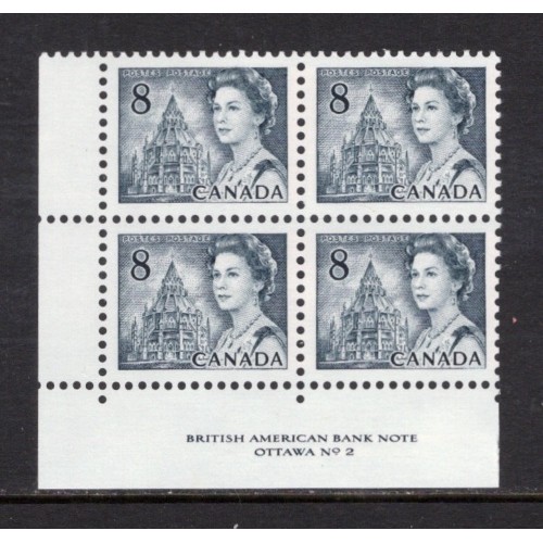 Canada 544 Plate Block LL No. 2 VF MNH