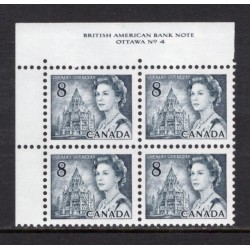 Canada 544ii Plate Block UL No. 4 VF MNH
