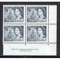 Canada 544ii Plate Block LR No. 4 VF MNH