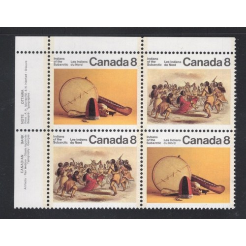 Canada 575a Plate Block UL VF MNH