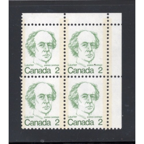 Canada 587ii Corner Block UR VF MNH