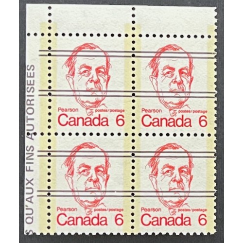 Canada 591xx Corner Block UL VF MNH