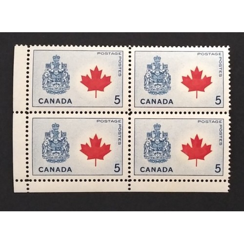 Canada 429A Corner Block LL VF MNH