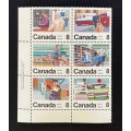 Canada 639a Plate Block LL VF MNH