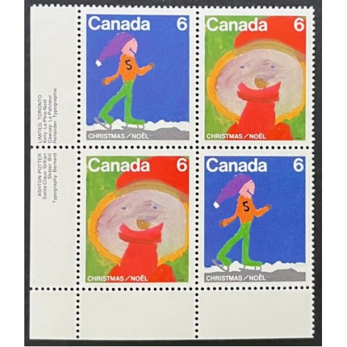 Canada 675a Plate Block LL VF MNH