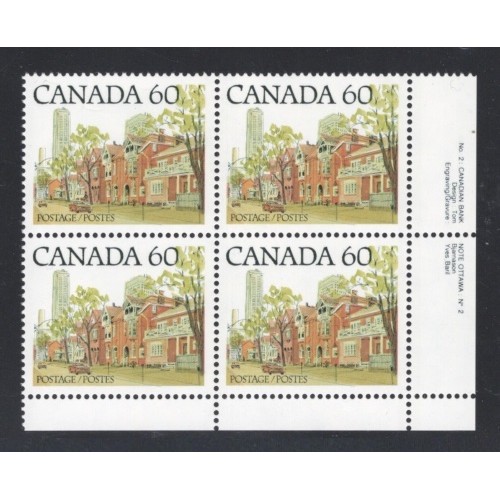 Canada 723C Plate Block LR No. 2 VF MNH
