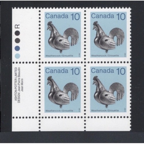 Canada 921i Plate Block LL VF MNH