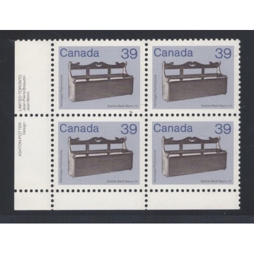 Canada 928 Plate Block LL VF MNH