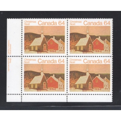 Canada 1006 Plate Block LL VF MNH