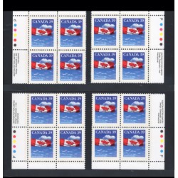 Canada 1166i Plate Blocks Matched Set No. 1 VF MNH
