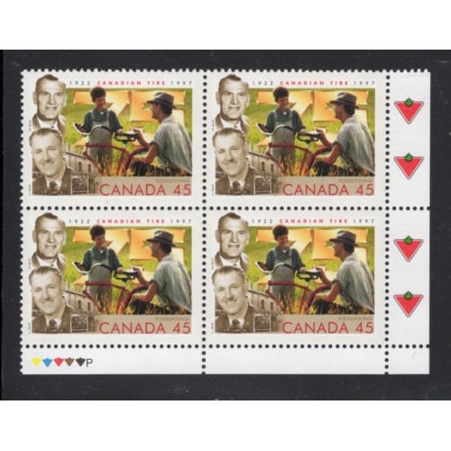 Canada 1636 Corner Block LR VF MNH
