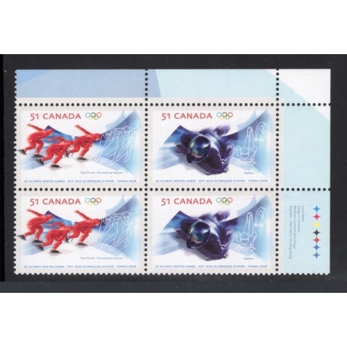 Canada 2144a Plate Block UR VF MNH