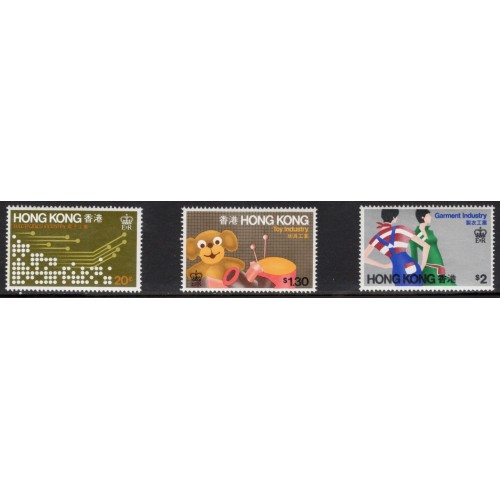 Hong Kong 351-3 MNH