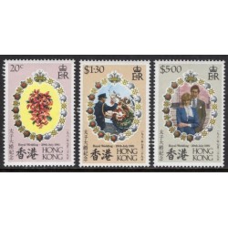 Hong Kong 373-5 MNH