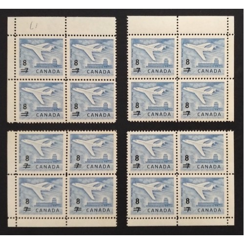 Canada 430 Corner Blocks Matched Set VF MNH