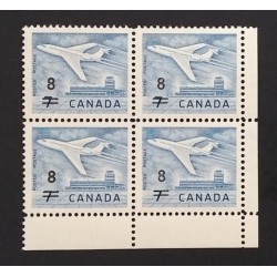 Canada 430 Corner Block LR F-VF MNH