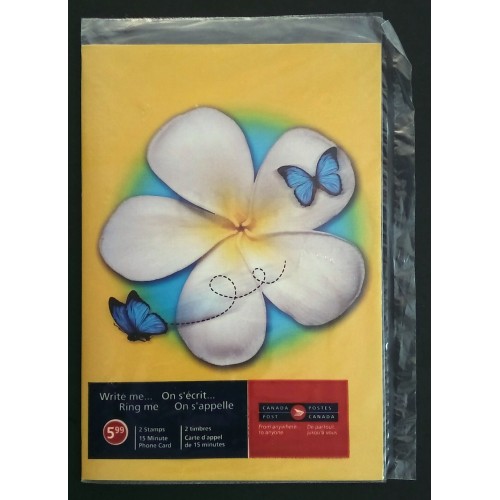 Canada 2045i Pane of 2 and Phone Card (Unopened)