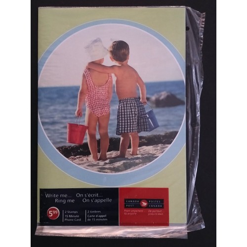 Canada 2046i Pane of 2 and Phone Card (Unopened)