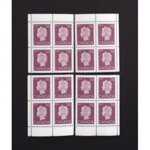 Canada 926A Corner Blocks Matched Set VF MNH