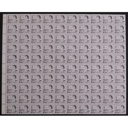 Canada 460ii Sheet Field Stock Rare VF MNH