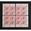 Canada J29 Plate Blocks Matched Set VF MNH