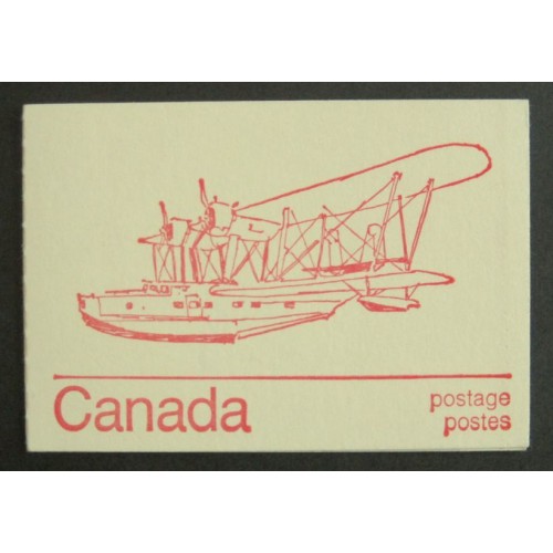 Canada BK74a (BK74p) Booklet - Stranraer w/ Variety 593xv