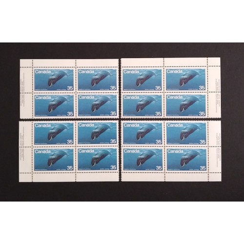 Canada 814 Plate Blocks Matched Set VF MNH