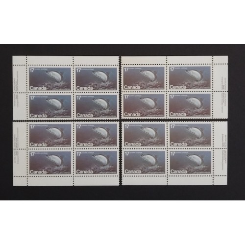 Canada 853 Plate Blocks Matched Set VF MNH