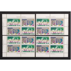 Canada 858a Plate Blocks Matched Set VF MNH