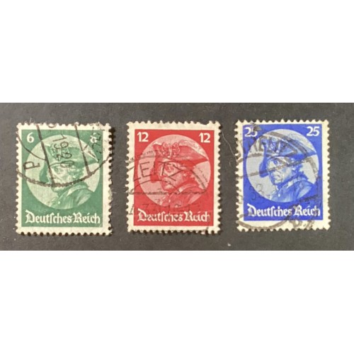 Germany 398-400 Set Used