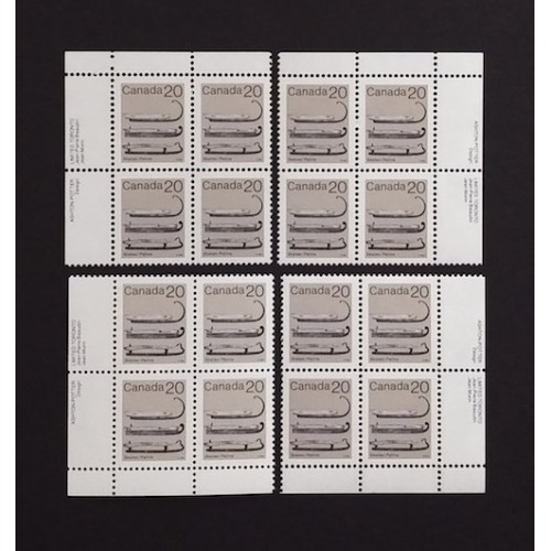 Canada 922 Plate Blocks Matched Set VF MNH