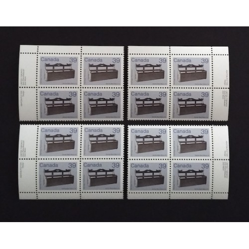Canada 928 Plate Blocks Matched Set VF MNH