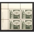 Canada 441 Plate Block UL No. 1 VF MNH