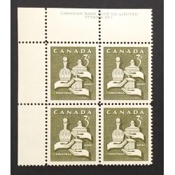 Canada 443 Plate Block UL No. 1 VF MNH
