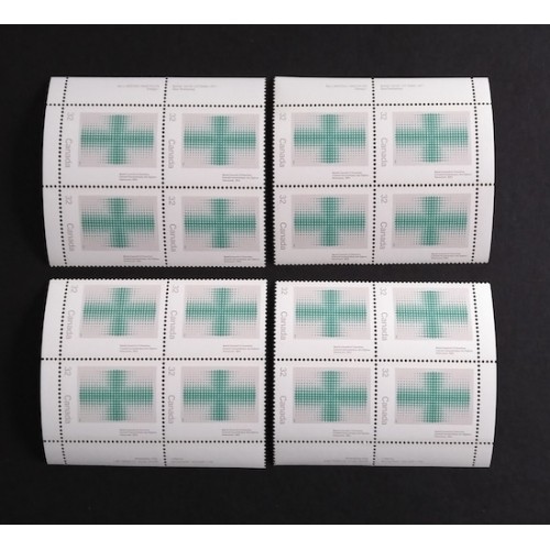 Canada 994 Plate Blocks Matched Set VF MNH