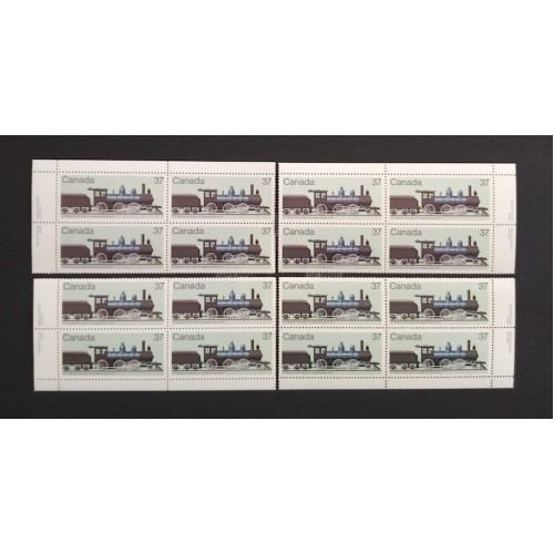 Canada 1038 Plate Blocks Matched Set VF MNH