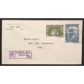 Canada 208-9 First Day Cover 1934 Registered Mail XF