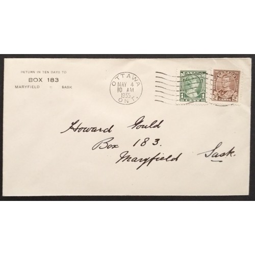 Canada 211-12 First Day Cover 1935 XF