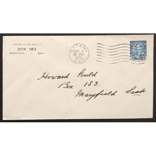 Canada 214 First Day Cover 1935 XF