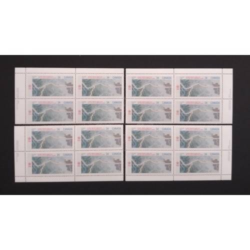 Canada 1077 Plate Blocks Matched Set VF MNH