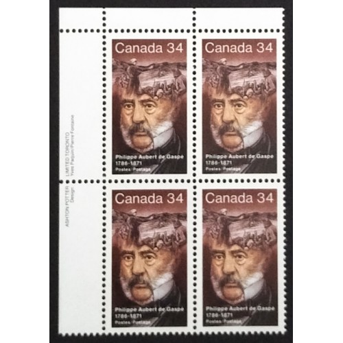 Canada 1090 Plate Block UL VF MNH