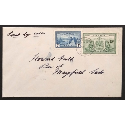 Canada C9|E11 First Day Cover 1946 VF